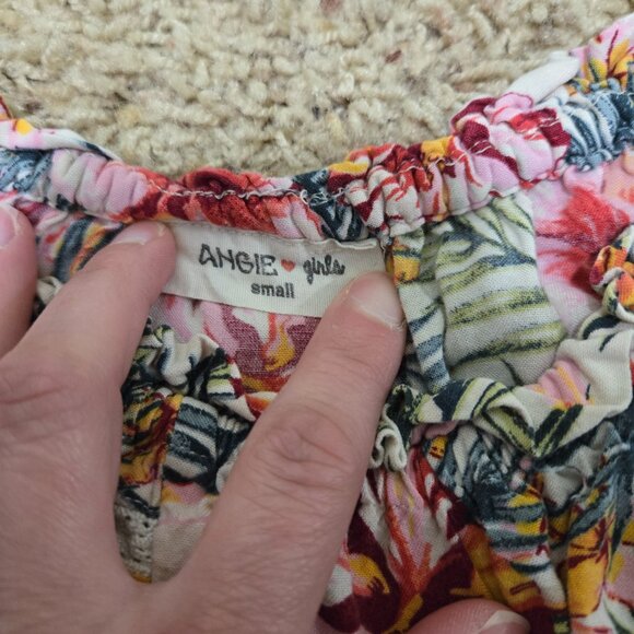 Angie Girls, Girls Size Small Floral Romper - Picture 3 of 4